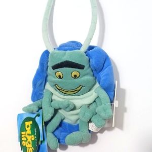 The Disney Store a Bug's Life Roll Mini Bean Bag Toy Beanie 8"